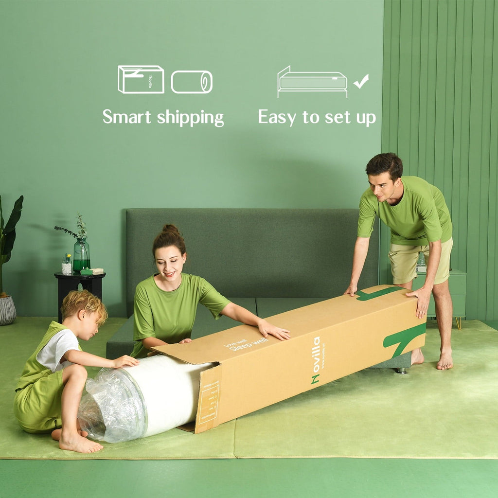 Serenity 10 inch Gel Memory Foam Innerspring Hybrid Mattress Cool Sleep. Queen Mattress