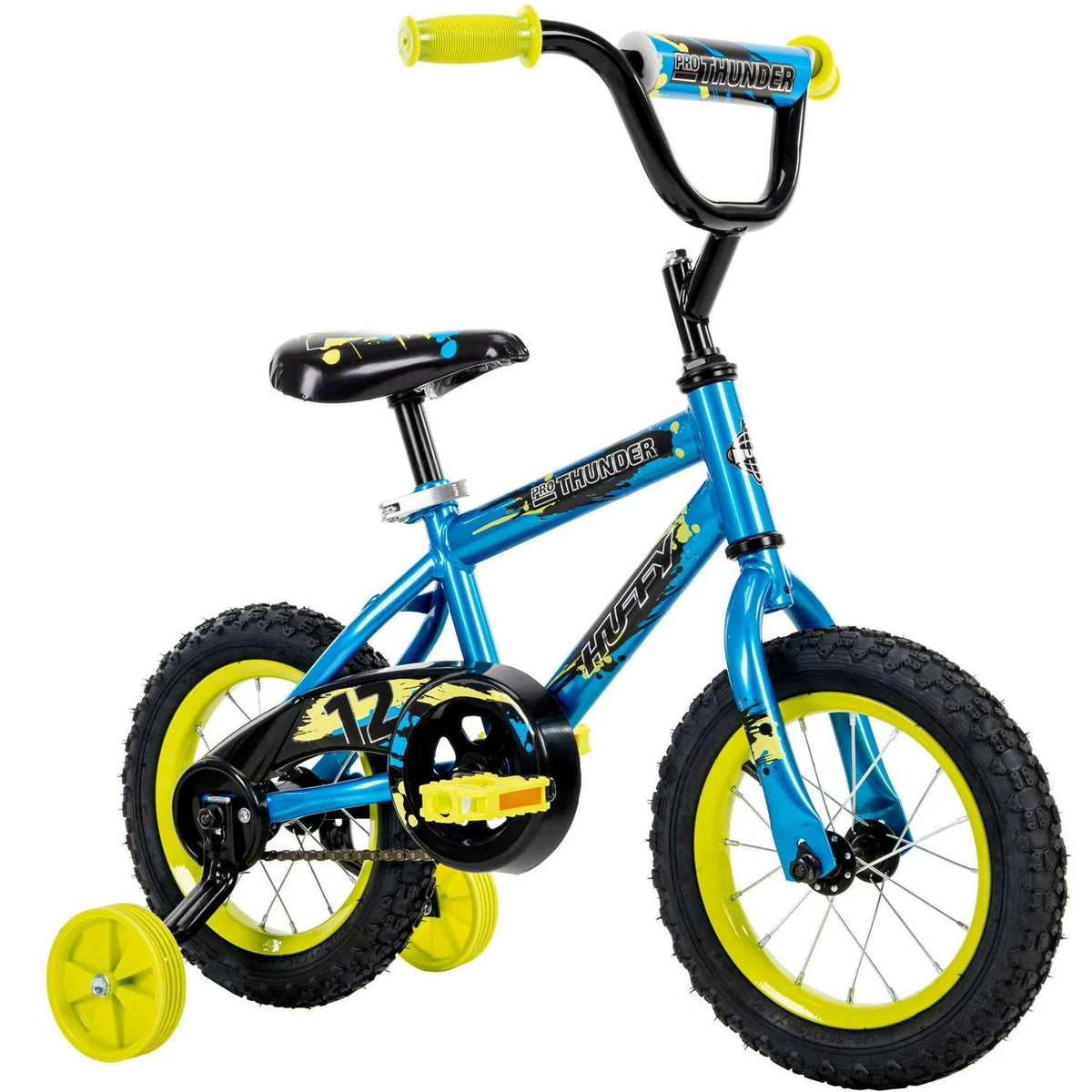 Huffy Boys' 12 In. Pro Thunder Bike, 1 Speed, Tropic Blue