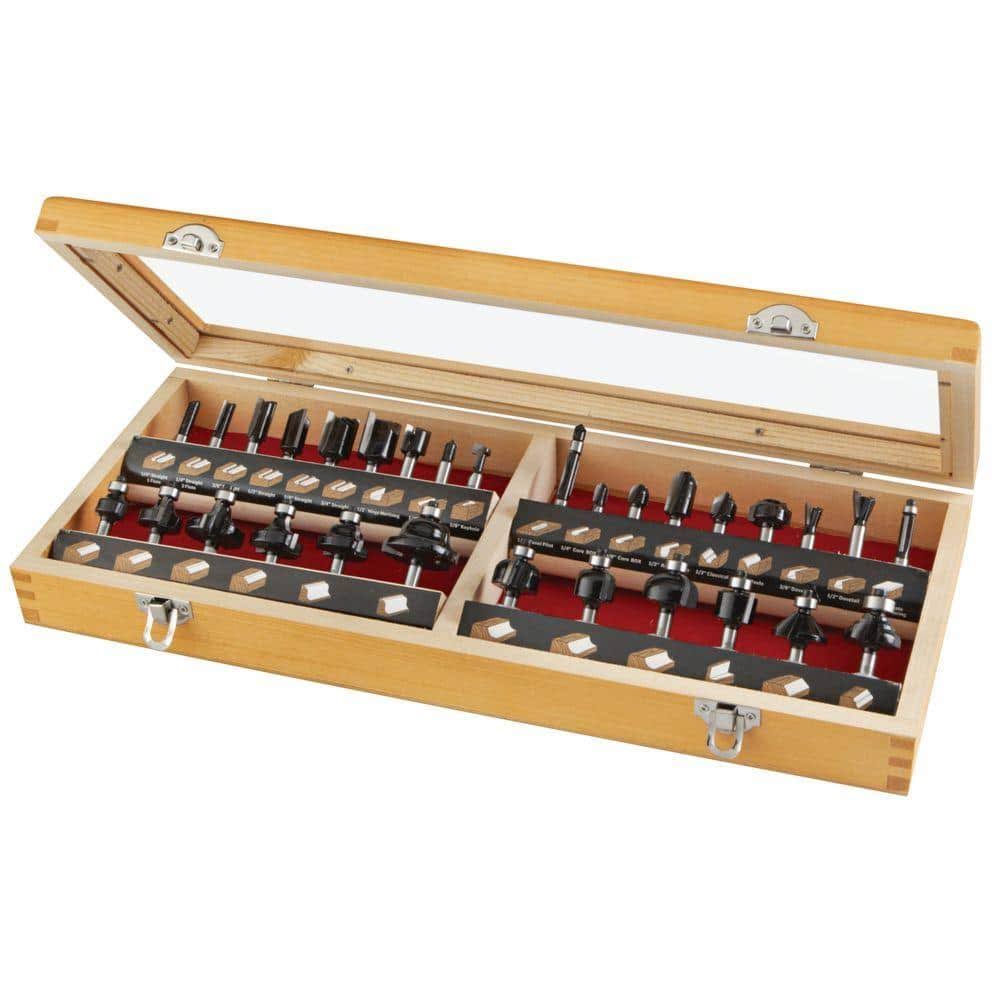 Skil 91030 Carbide Router Bit Set, 30-Piece
