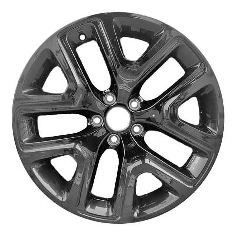 KAI 18 X 7 Reconditioned OEM Aluminum Alloy Wheel, All Painted Gloss Black, Fits 2015 - 2018 Jeep Renegade