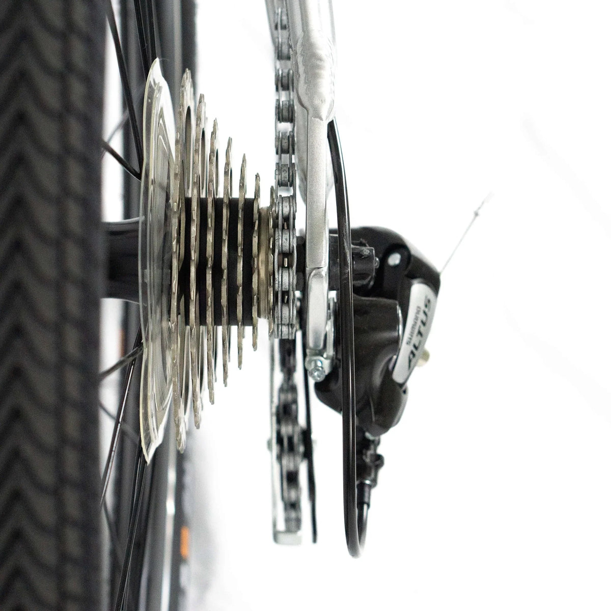Zizzo Liberte 8 - Speed 20" Wheel, Aluminum Folding Road Bicycle for All Genders, Silver and Red