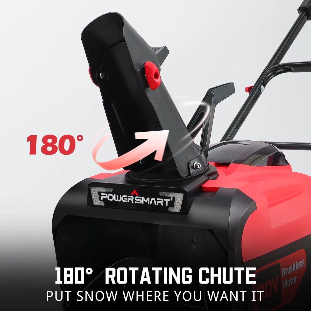 Powersmart 80V 21" Cordless Snow Blower, with 2 Batteries and Charger