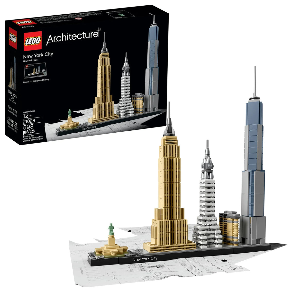 Lego New York City Bundle - Statue of Liberty and NYC Skyline