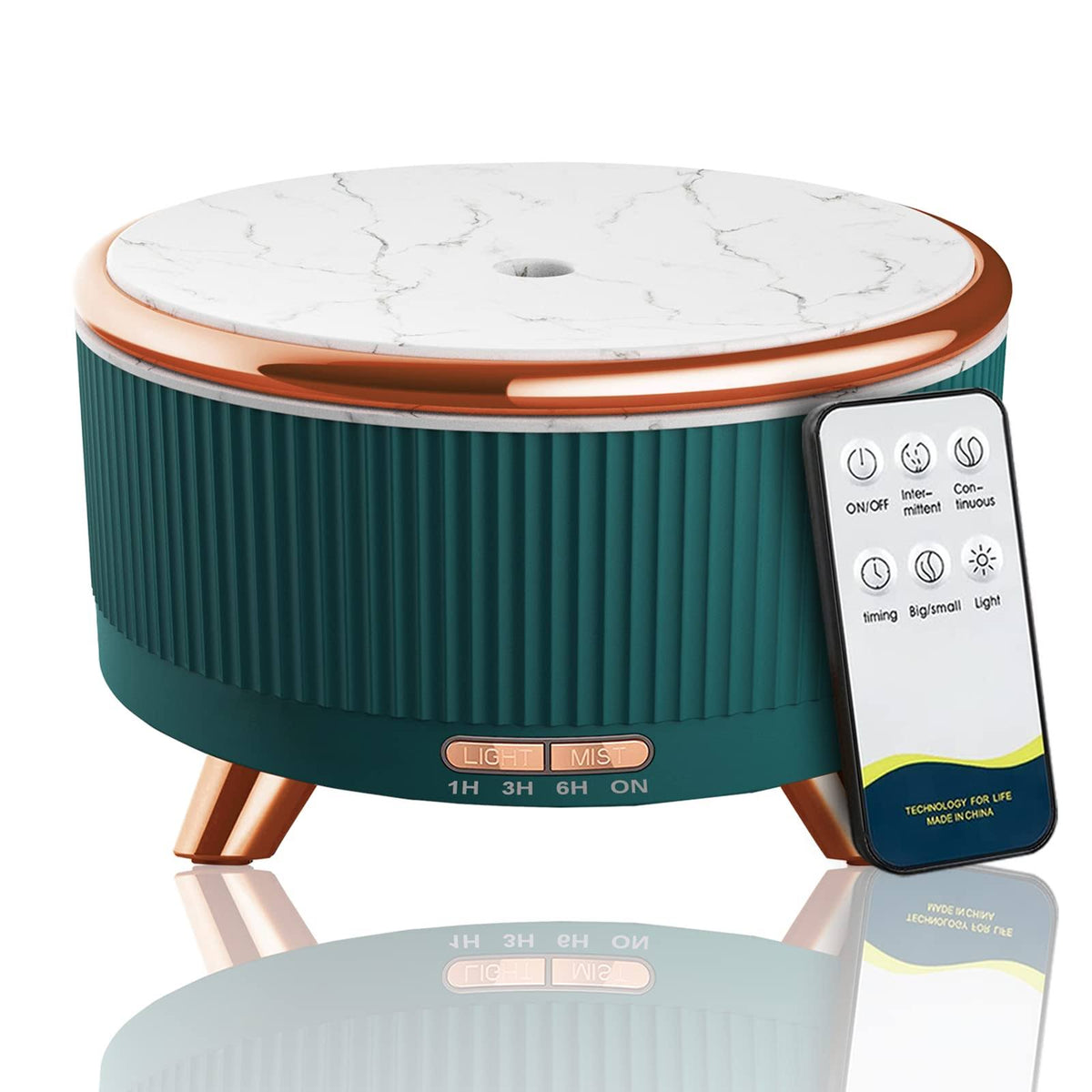 Diffusers for Essential Oils Large Room, 500ml Aromatherapy Diffuser Cool Mist Humidifier with Remote Control,7 Colors Lights & 3 Mist Mode