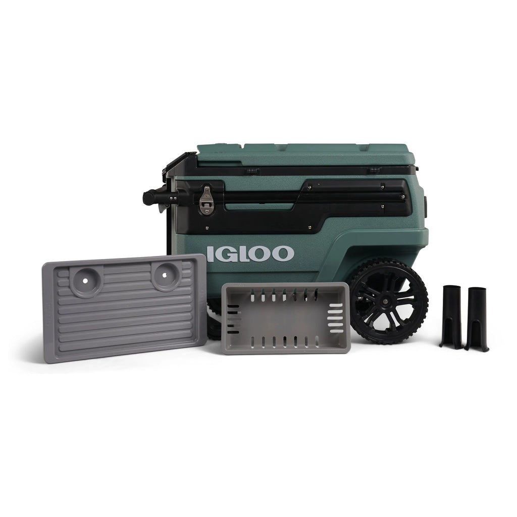 Igloo 70 QT Trailmate Journey Rolling Cooler, Carbonite Gray