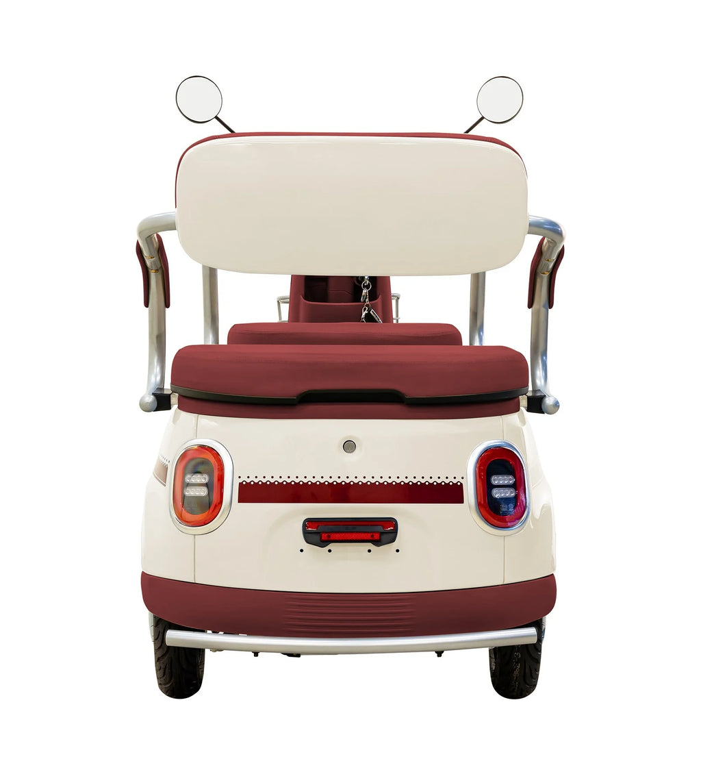 Massimo MGC E - Trike 3 - Wheel Electric Cart - 17 MPH, 2 - Seater Adult Scooter - Blue