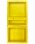 Uni-Green Tile Shower Niche 16"X34",Recessed Shower Shelf-Yellow