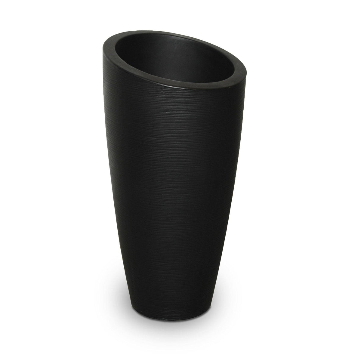 Mayne 32 in. Modesto Tall Planter, Black