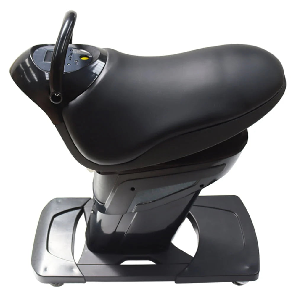 EQCOTWEA Electric Horse Riding Machine Abdominal Exercise Fitness Equipment Black