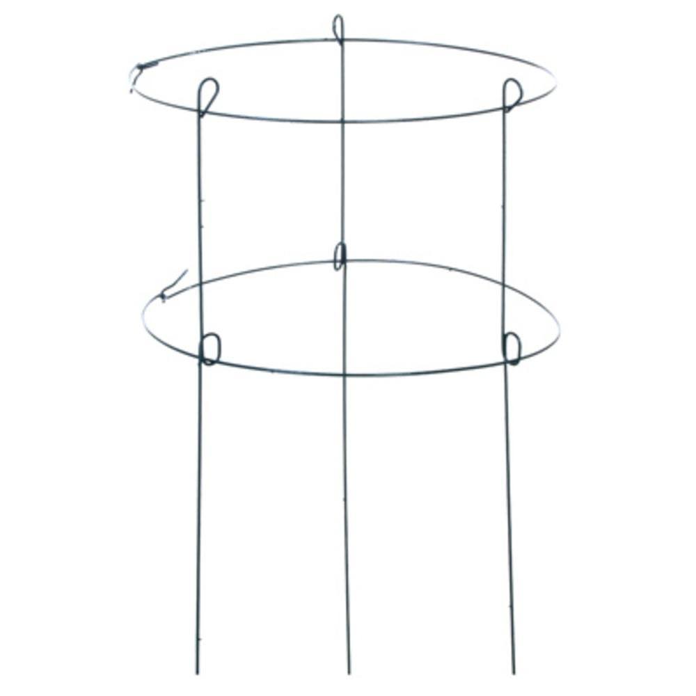 Green Thumb 89322GT Peony Plant Support Double Green Ring 18 x 36-in.