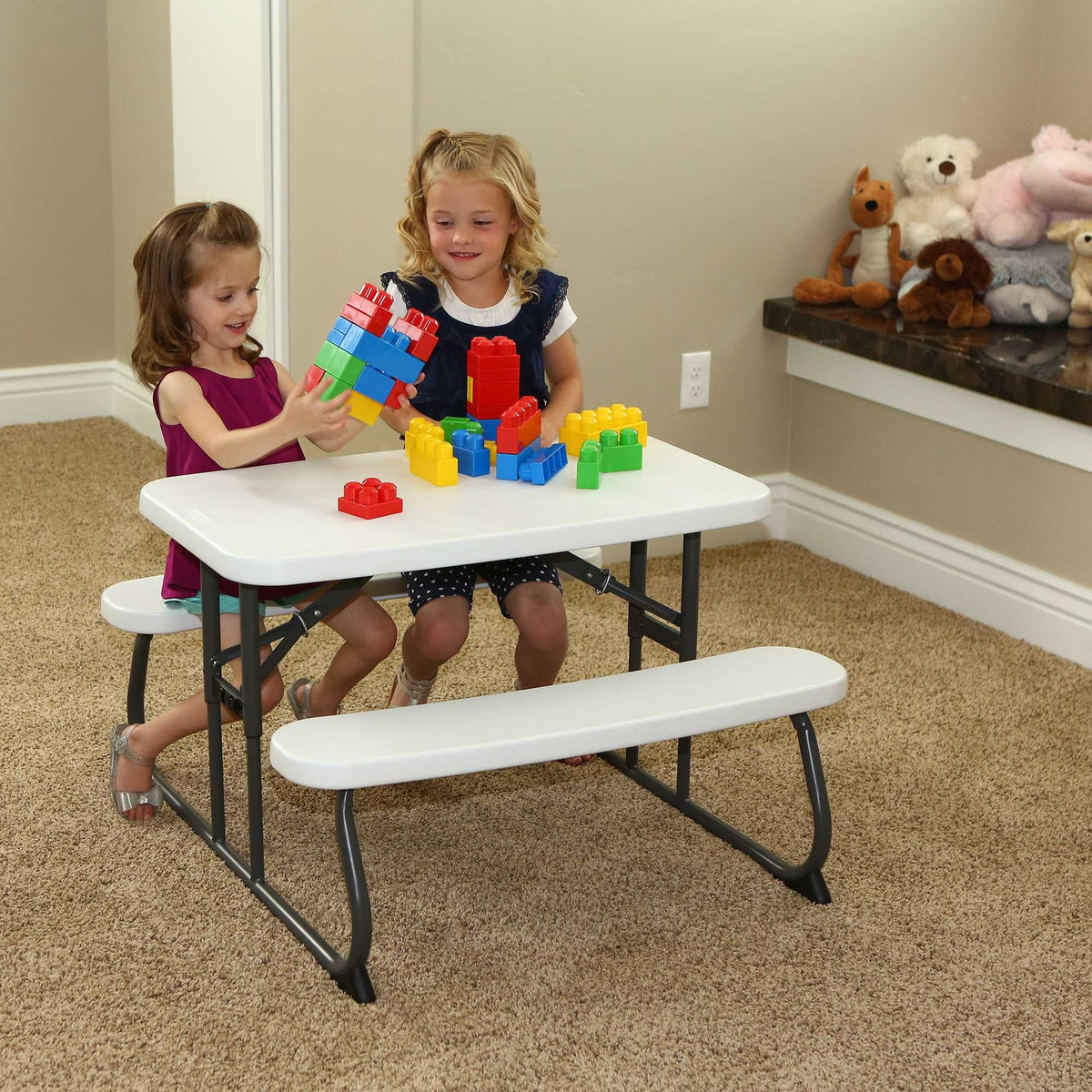 Lifetime Children'S Picnic Table, White Granite (60239)