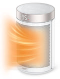 Dreo Space Heaters for Indoor Use, Portable Heater with Thermostat, 1-12H Timer, Eco Mode and Fan Mode, 1500W PTC Ceramic Fast S