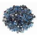 American Fire Glass AFF-MBRF12-10 Maui Breeze Reflective 1/2" Fire Glass - 10 lb Bag