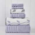 Hodapp 6 Piece 100% Cotton Towel Set Three Posts Color: Grey Lavender