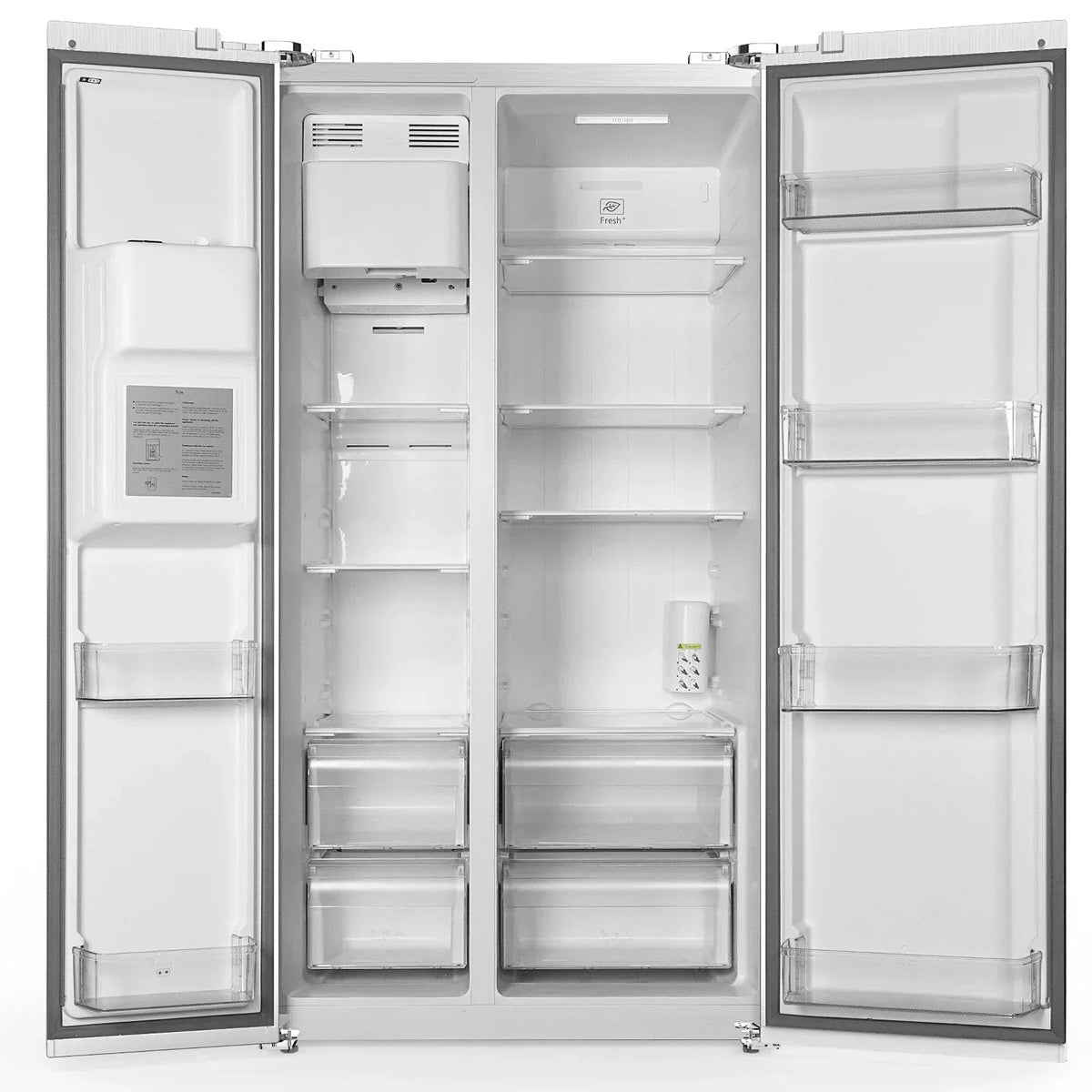 36 Side By Side 20.01 Cu. ft. Built-in Refrigerator with Freezer & Ice Maker Included