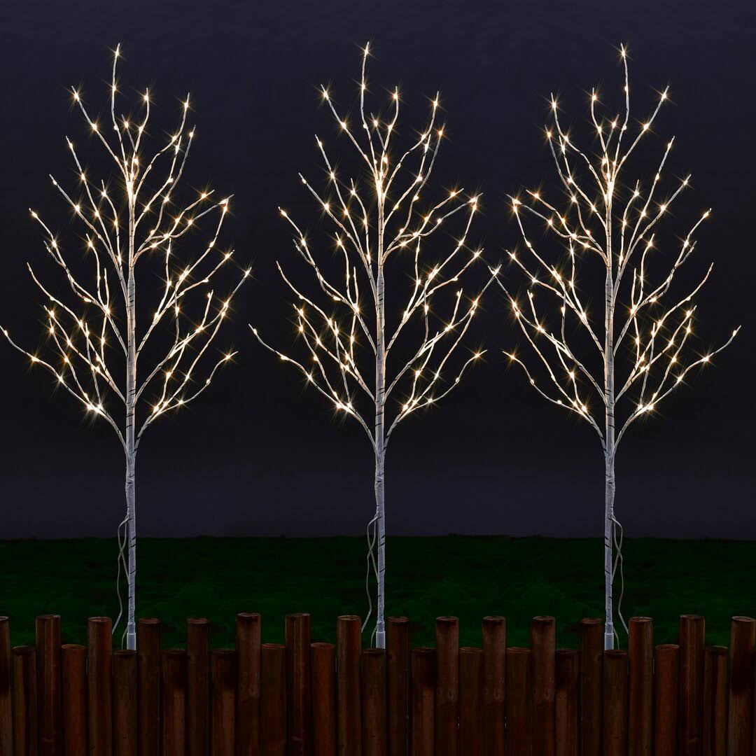 Birch Willow Twig Lighted Trees & Branches Lightshare Color: White