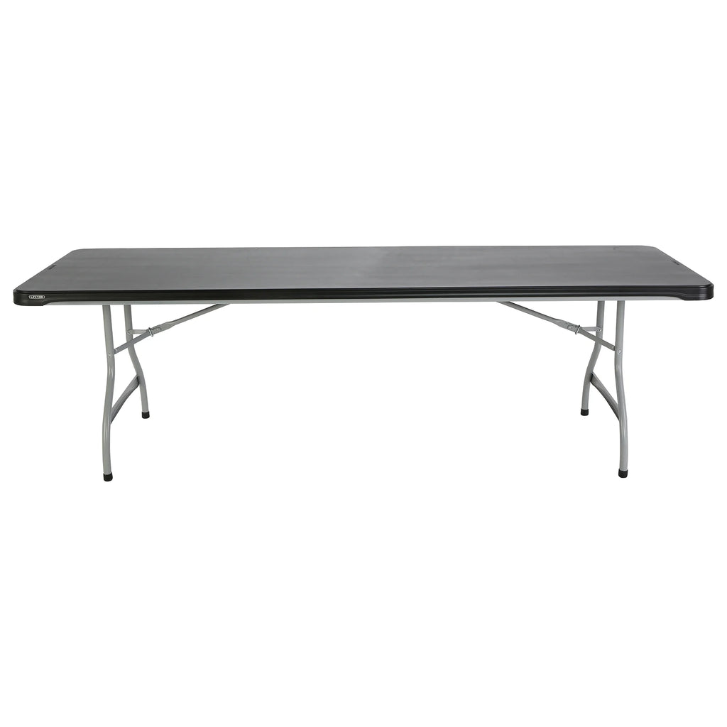 Lifetime 8 Foot Nesting Rectangle Table, Indoor/Outdoor Commercial Grade, Black (280462)