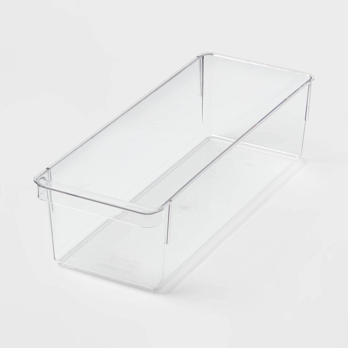 5.5"x14.5"x4" Narrow Fridge & Pantry Bin Clear - Brightroom