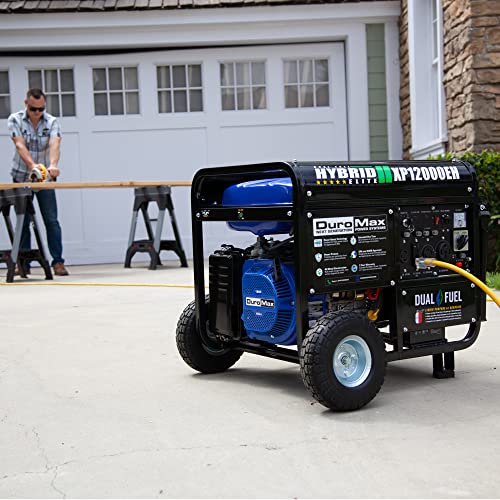 XP12000EH Dual Fuel Generator C 12,000W Gas/Propane, 457cc 4-Stroke Engine, EPA/CARB Compliant