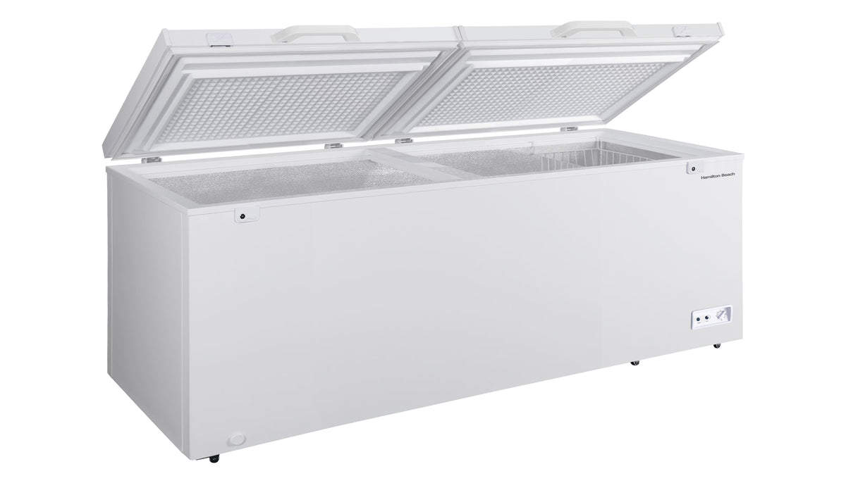 Hamilton Beach, 21 Cu. Ft. Chest Freezer, Double Doors, HZ9212, White