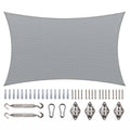 190 GSM Rectangle Sun Shade Sail with Rectangle Kit
