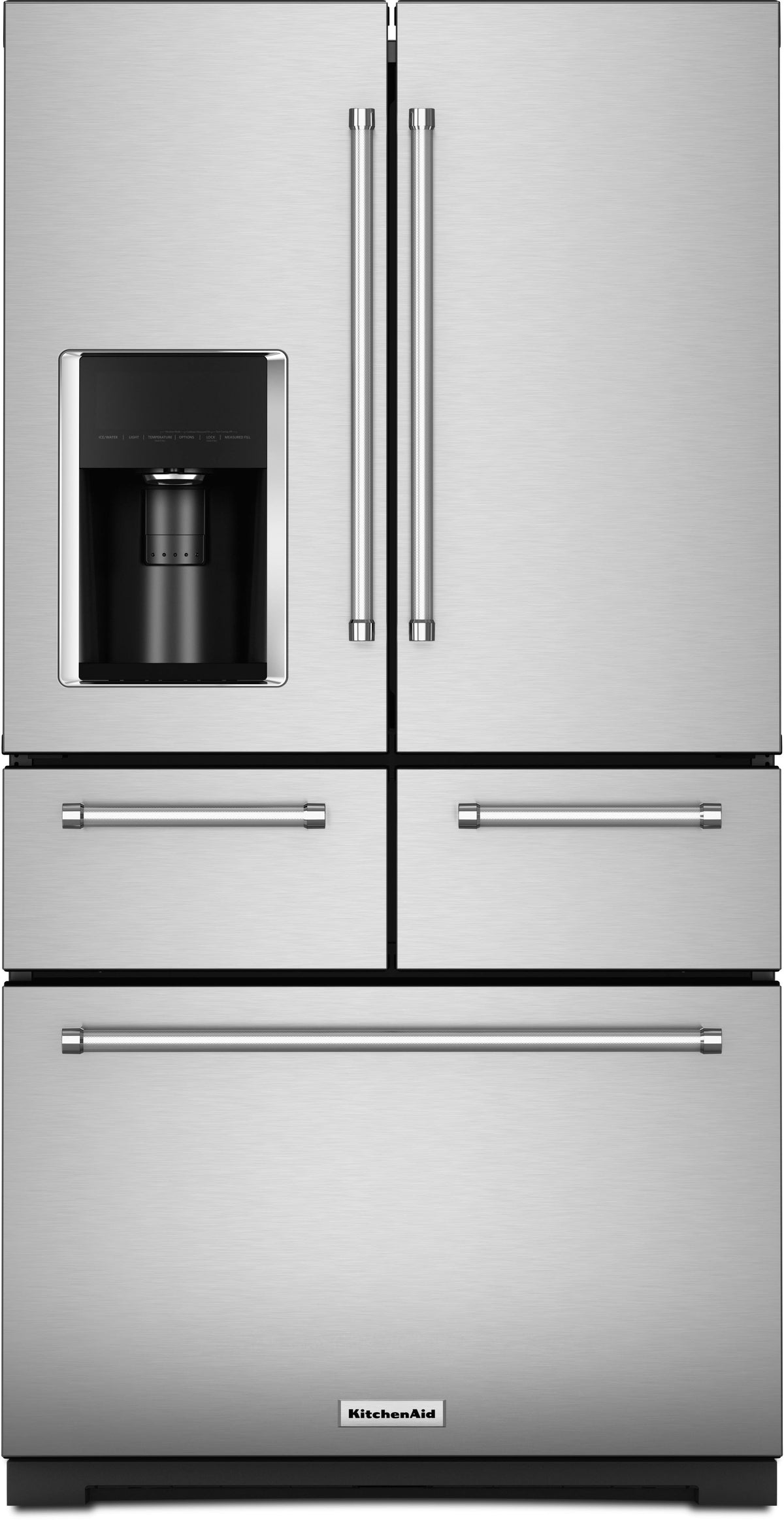 KitchenAid KRMF706ESS 25.8 Cu. ft. Multi-Door Refrigerator-Stainless Steel