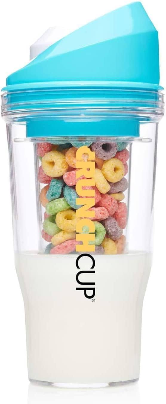 The CrunchCup XL - A Portable Cereal Cup - Blue