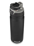 Coleman Autoseal Freeflow Stainless Steel Insulated Water Bottle, 24 oz, Black