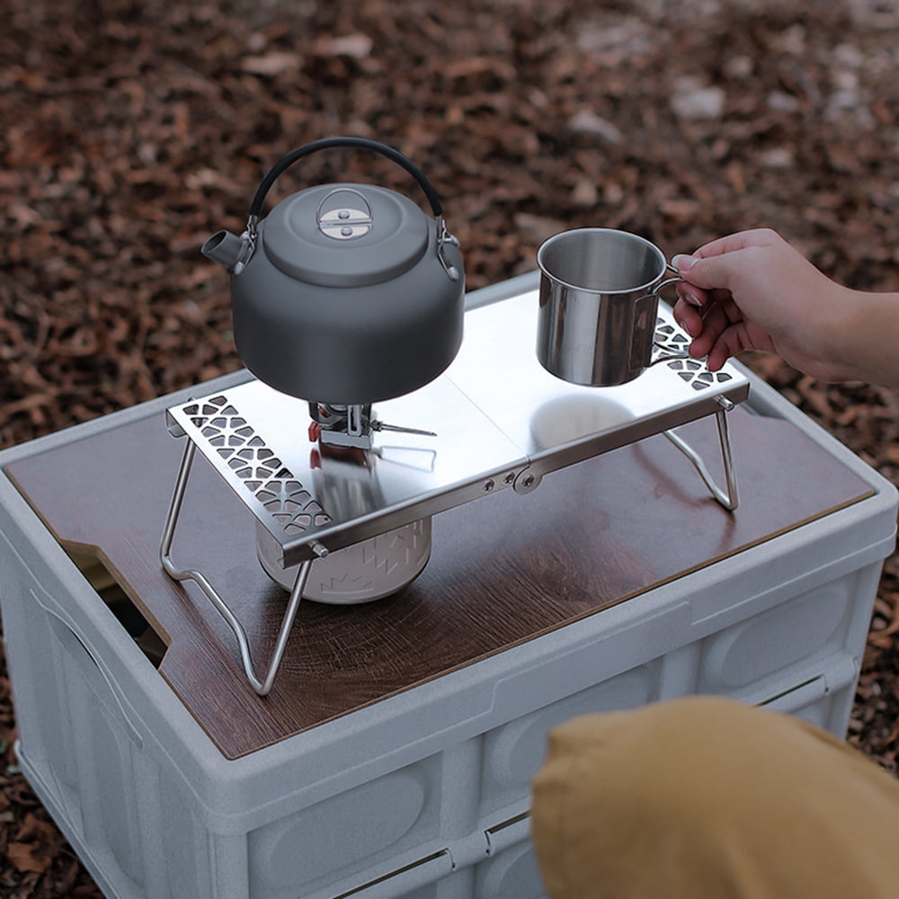 Outdoor Folding Camp  Stand Cooking Station Table for Camping Hiking Backpacking Picnic