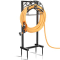 Gayuteay Garden Hose Holder - Upgraded Water Hose Holder Holds 151-feet Hose, Heavy Duty Metal Hose Stand Sturdy Freestanding Hose Hanger, Detachable