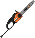Worx WG304.2 18in 15 Amp Electric Chainsaw with Auto - Tension, Chain Brake