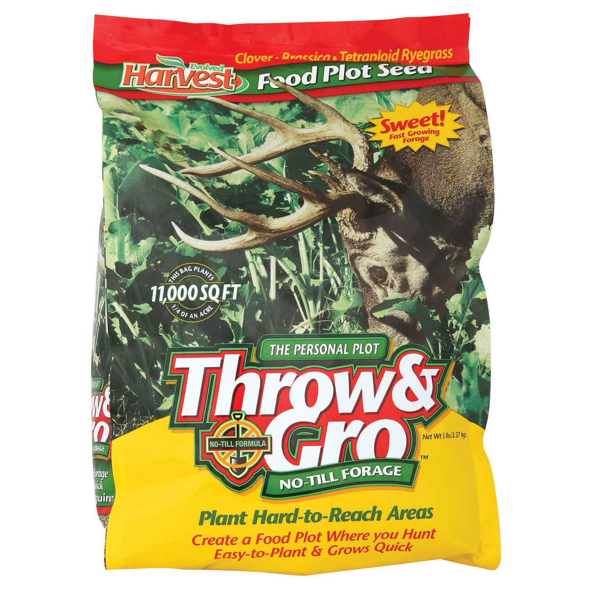 Evolved Habitats Throw & Gro No-Till Forage - 5 lb bag