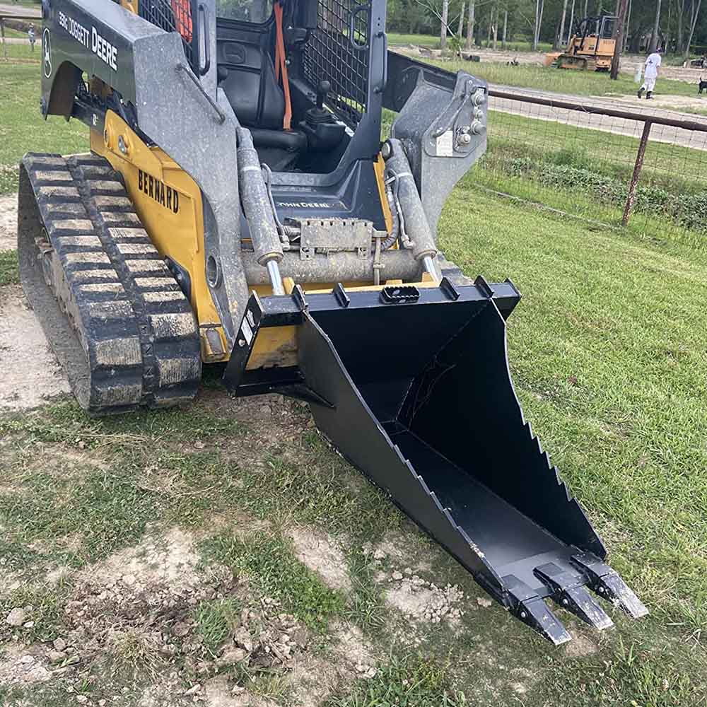 Titan Attachments Economy Series Stump Bucket Tree Scoop Digger