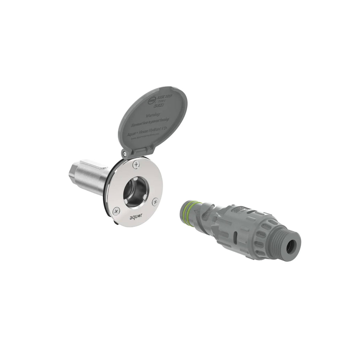Aquor House Hydrant V1+ Slate Gray Polymer Close-Couple
